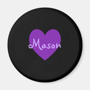 Íman Mason in Purple
