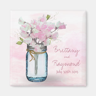 ÍMAN MASON JAR WATERCOLOR PINCA DOCE PEIAS