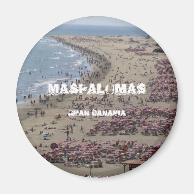 Íman Maspalomas Gran Canaria Magnet (Frente)