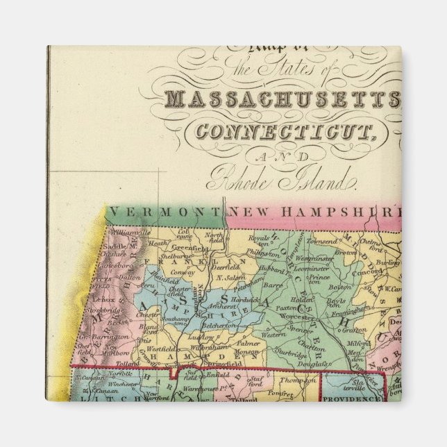 Íman Massachusetts, Connecticut, Rhode Island (Frente)