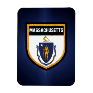 Íman Massachusetts Flag