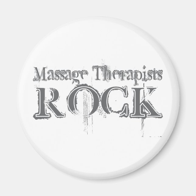 Íman Massage Therapists Rock (Frente)