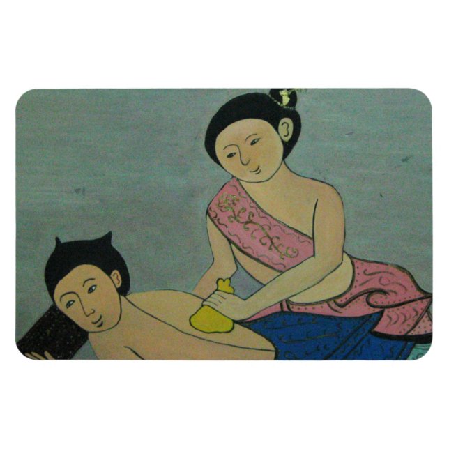 Íman Massagem tradicional tailandesa (Horizontal)