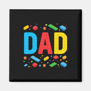 Íman Master Builder Building Bricks Blocks Famílias Fae