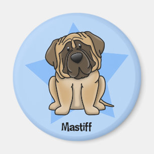 Íman Mastiff da estrela de Kawaii