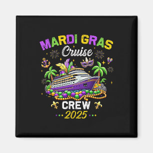Íman Matching da Família Vintage Trix. Mardi Gras Cruis