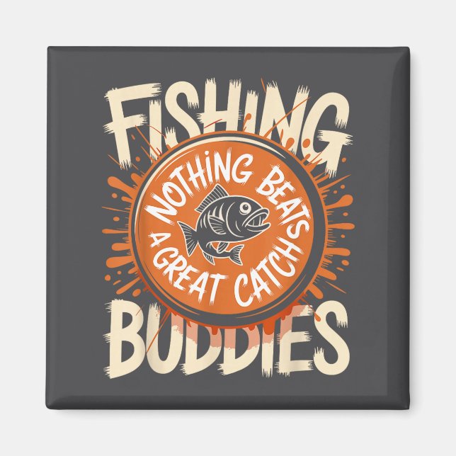 Íman Matching Fishing Buddies Team Fisherman Friends Ch (Frente)
