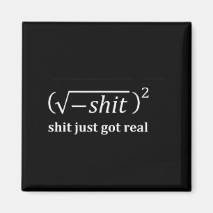 Íman Matemática Divertida Acabou de Ficar Real, Equação