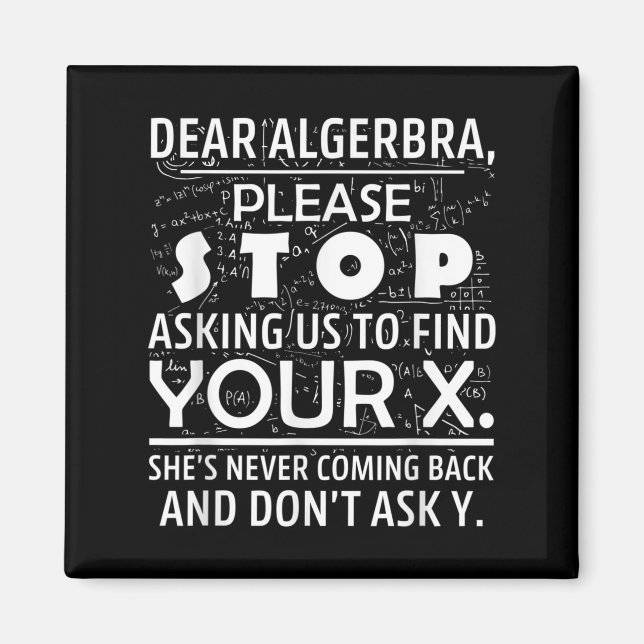 Íman Matemática Divertida Para Amantes da Matemática Ne (Frente)