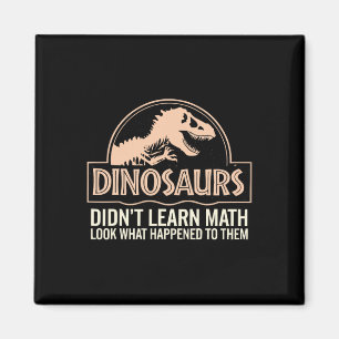Íman Matemática Divertida Professor de Matemática, Dino