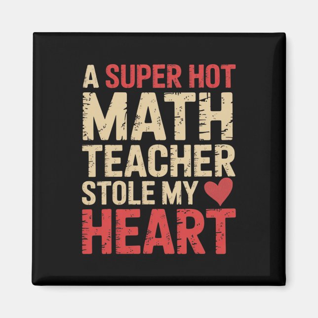 Íman Matemática Divertida Uma Professora de Matemática  (Frente)