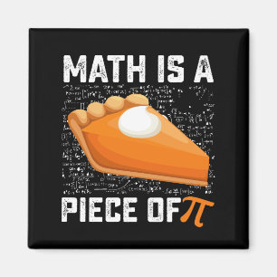Íman Matemática É Uma Fatia De Torta Do Dia Do Pi