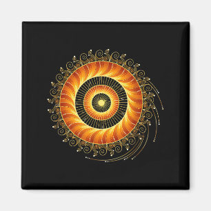 Íman Matemática Espiral Geometria Sagrada Fibonacci Man
