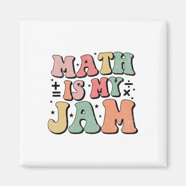 Íman Matemática Groovy É Minha Paixão Primeiro Dia De V (Frente)