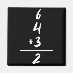Íman Matemática Inspirada no Beisebol 6 4 3 2 Jogada Du