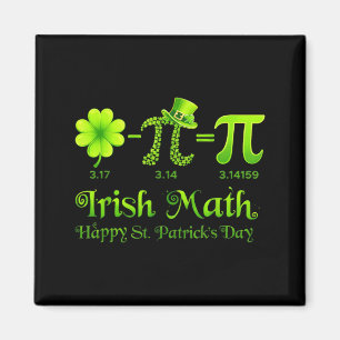 Íman Matemática Irlandesa Trevo Dia de São Patrício Fel
