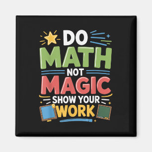 Íman Matemática Não Magia Professora De Matemática De V