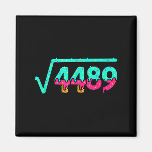 Íman Matemática Radical 4489, Números de Donut Divertid