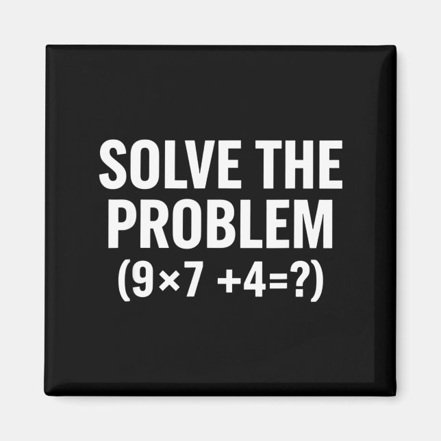Íman Matemática Resolva o Problema (9x7+4=_) Matemática (Frente)