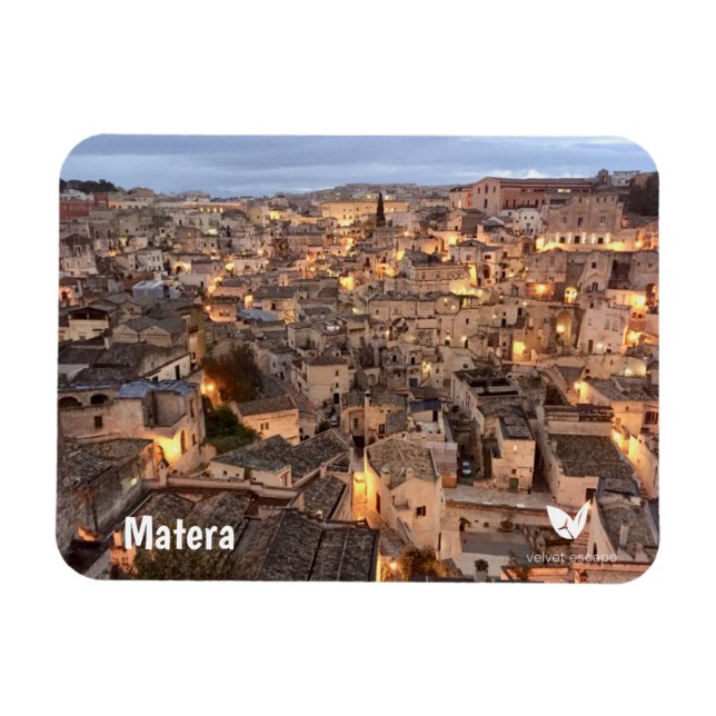 Íman Matera, Itália - ímã de Velvet Escape (Horizontal)