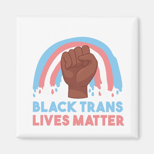Íman matéria de trans-vida negra (Frente)