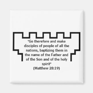 Íman Mateus 28:19 Magnet, Torre de Vigilância da Testem