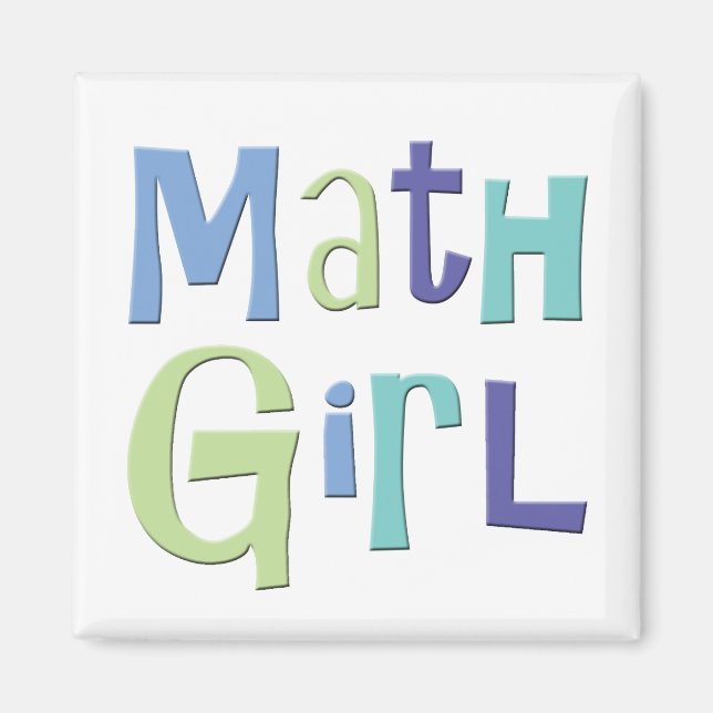 Íman Math Girl (Frente)
