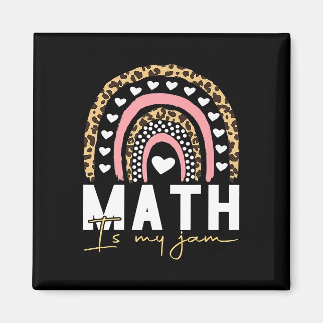Íman Math Teacher - Math Is My Jam  (Frente)