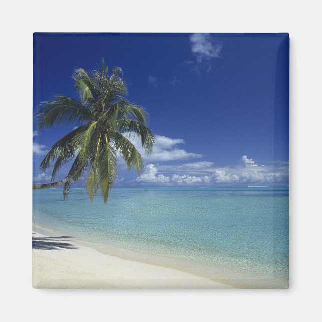 Íman Matira Beach na ilha de Bora Bora, (Frente)