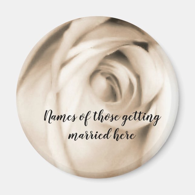 Íman Matizes de rosa de baunilha (Frente)