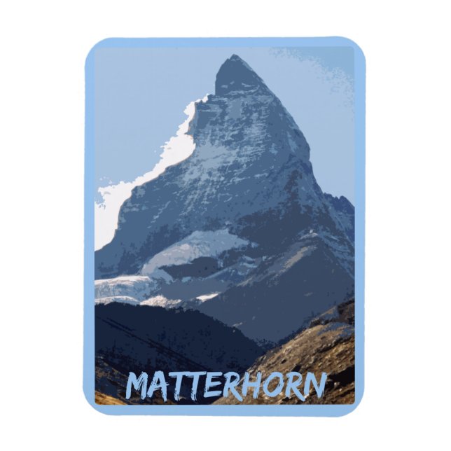 Íman Matterhorn Mountain Design, Zermatt, Suiça (Vertical)