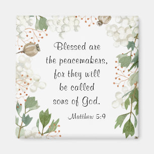 Íman Matthew 5 9 Bendito são os Peacemakers Beatitudes