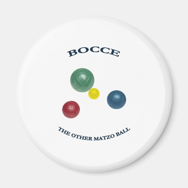 Íman Matzo Bocce Ball (Frente)