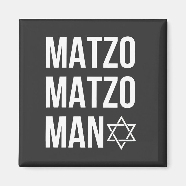 Íman Matzo Matzo Man Jewish Hanukkah (Frente)