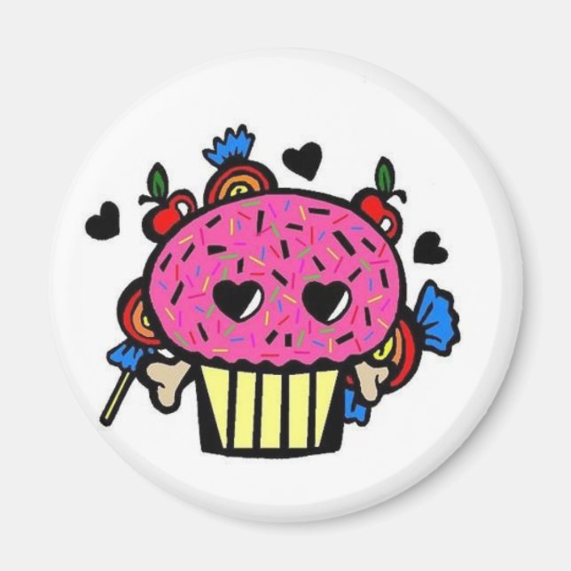 Íman Mau Cupcake Magnet (Frente)