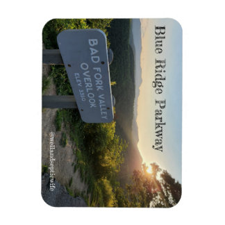 Íman Mau Fork Valley Overlook no Sunset