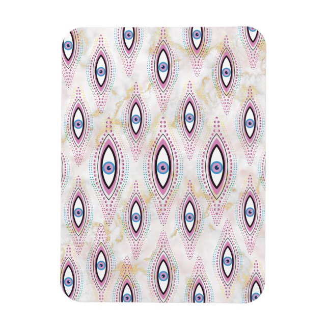 Íman Mau Olho colorido Ilustrado (Vertical)