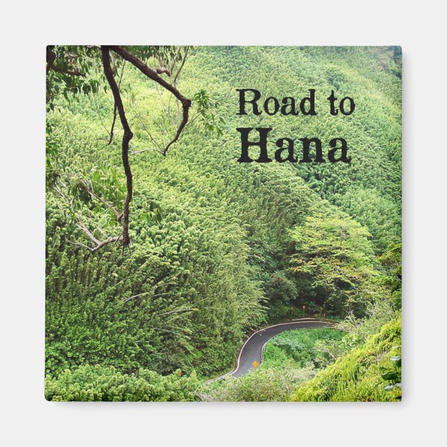 Íman Maui Road até Hana Magnet (Frente)