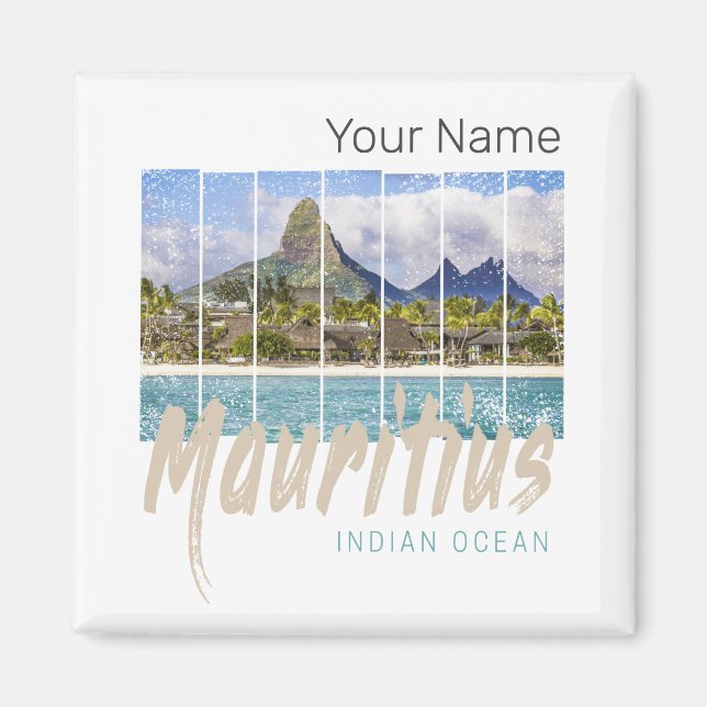Íman Maurícia Le Morne Brabant Mountain Souvenir (Frente)