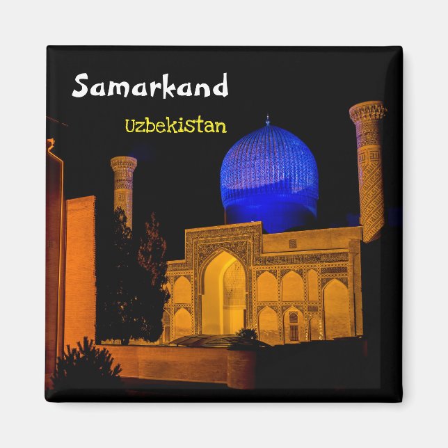 Íman Mausoléu de Amir Timur - Samarkand, Uzbequistão (Frente)