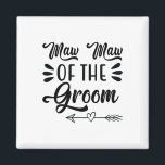 Íman Maw Maw Do Parente Da Família De Festas de casamen<br><div class="desc">Maw Maw Do Chá de panela Da Família Da Festa de casamento</div>