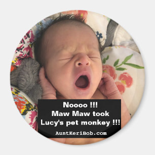Íman Maw Maw pegou o macaco de estimação da Lucy
