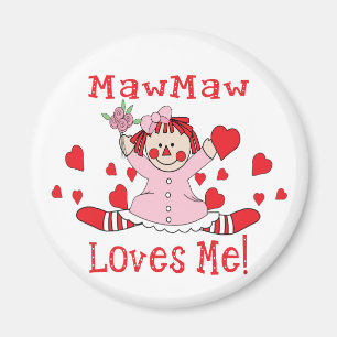 Íman MawMaw Love sou eu Rag Doll