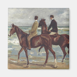 Íman Max Liebermann: Dois Cavaleiros na Arte da Praia