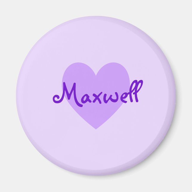 Íman Maxwell em Roxo (Frente)