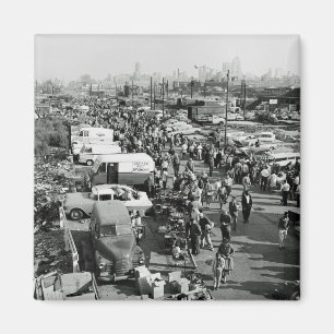 Íman Maxwell Street Chicago Circa 1950's Flea Market T