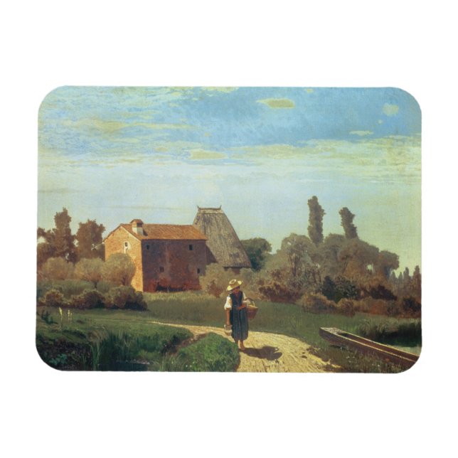 Íman May Morning (óleo na canvas) (Horizontal)
