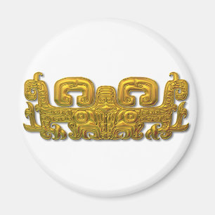 Íman Mayan Jaguar - Dourado