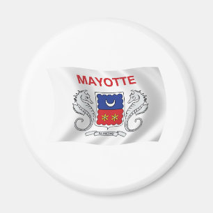 Íman Mayotte Flag Magnet