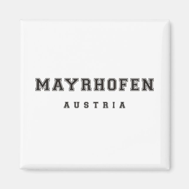 Íman Mayrhofen Áustria (Frente)